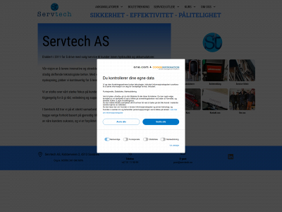serv-tech.no snapshot