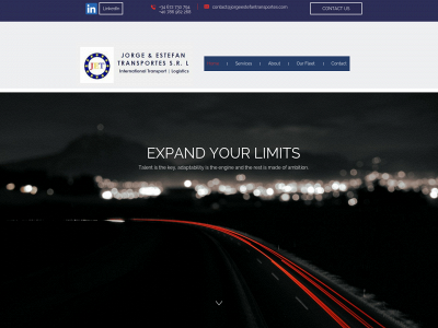 jorgeestefantransportes.com snapshot