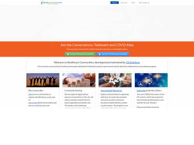 healthcarecommunities.org snapshot