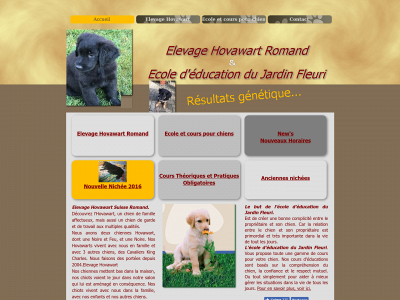 hovawart-romandie.ch snapshot