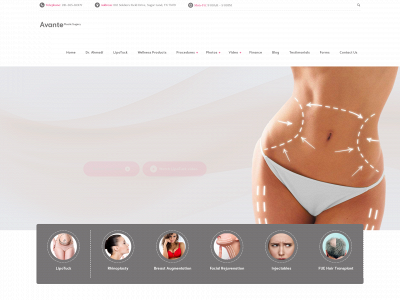 avanteplasticsurgery.com snapshot