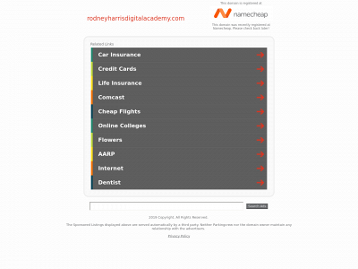 rodneyharrisdigitalacademy.com snapshot