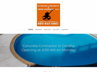 www.flowersconcretellc.com snapshot