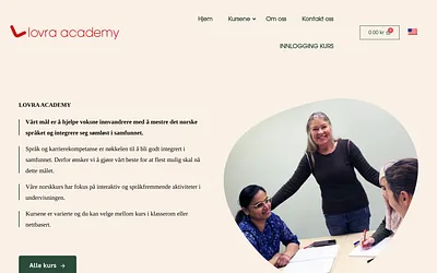 lovra-academy.no snapshot