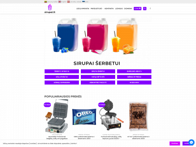 sirupai.lt snapshot