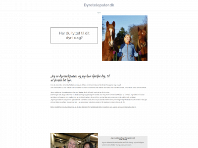dyretelepatør.dk snapshot