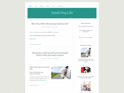 smalldoglife.com snapshot