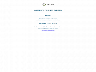 ostendox.org snapshot