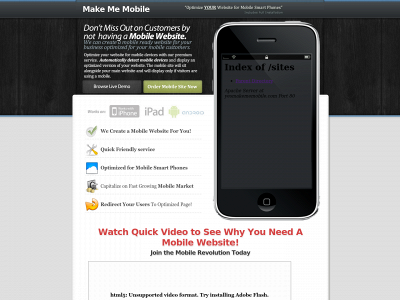 yesmakememobile.com snapshot