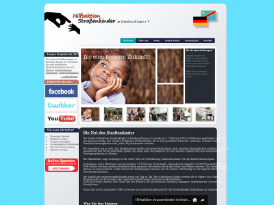 strassenkinderkkongo.de snapshot