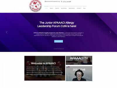 apaaaci.org snapshot