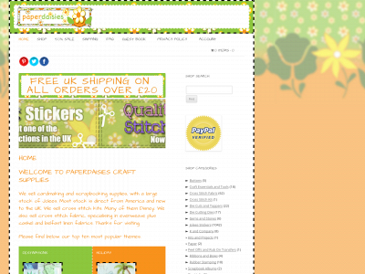 paperdaisies.co.uk snapshot