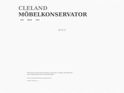 clelandmobelkonservering.se snapshot