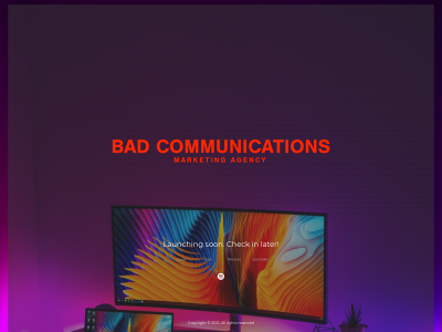 badcommunications.be snapshot