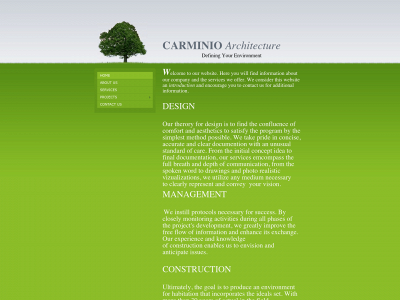 carminioarch.com snapshot