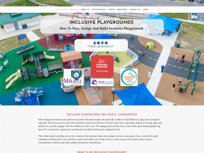 www.inclusiveplaygrounds.net snapshot