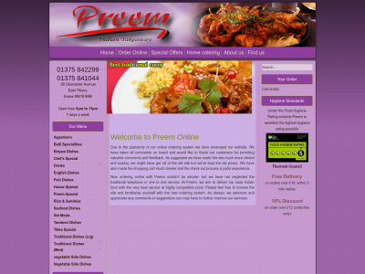preemtilbury.co.uk snapshot