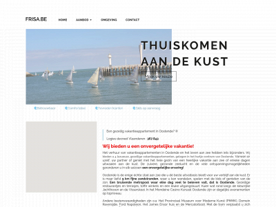vakantieappartementeninoostende.be snapshot