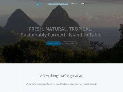 tropicalimportsexports.com snapshot