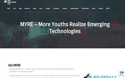 myre.tech snapshot
