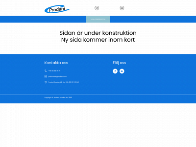 prodani.com snapshot