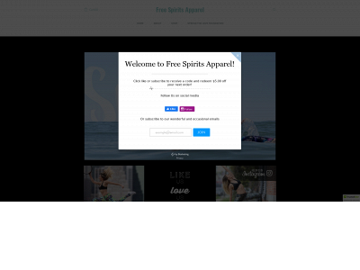 www.freespiritsapparel.com snapshot