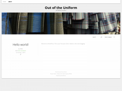 outoftheuniform.com snapshot