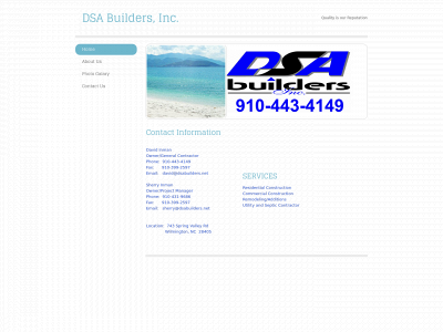 dsabuilders.net snapshot