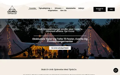 tentipi.dk snapshot
