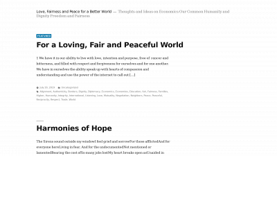 forabeautifulworld.com snapshot