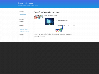 genealogylessons.com snapshot