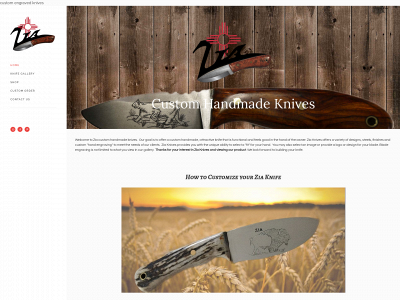 www.ziaknives.org snapshot