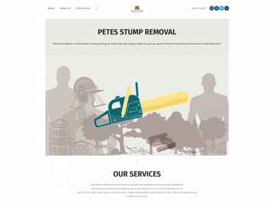 petesstumpremoval.com.au snapshot