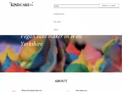 kindcake.co snapshot