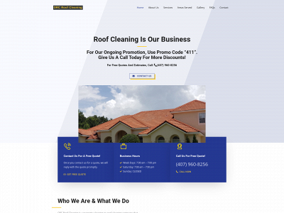 orcroofcleaning.com snapshot