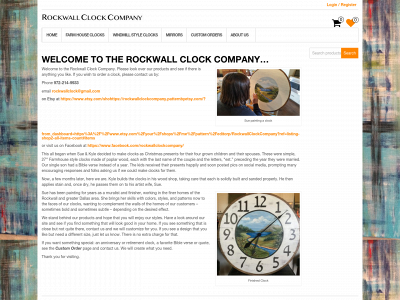 rockwallclock.com snapshot