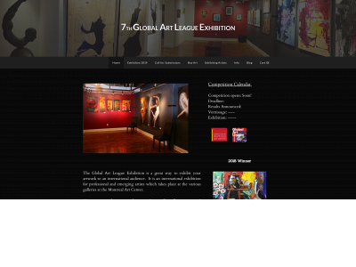 www.globalartleague.com snapshot