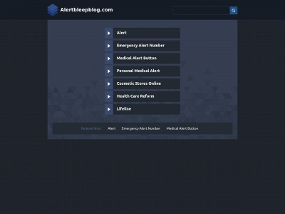 alertbleepblog.com snapshot
