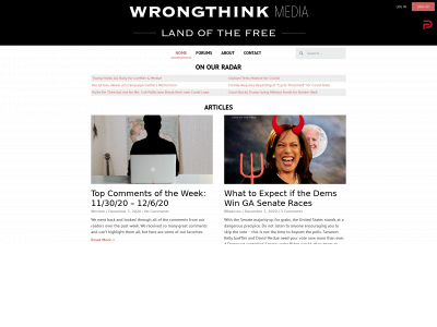wrongthinkmedia.com snapshot