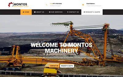 montosmachinery.com snapshot