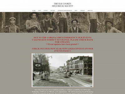 www.elkcountyhistoricalsociety.org snapshot