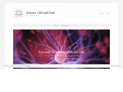 sciencegirlanddad.com snapshot