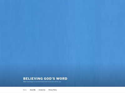 believinggodsword.com snapshot