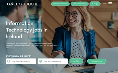 www.salesjobs.ie snapshot