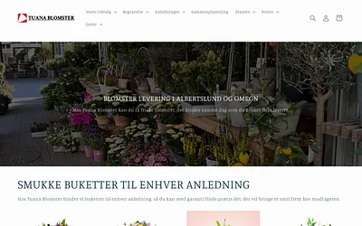 tuanablomster.dk snapshot