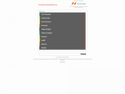 thehappyandhealthylife.org snapshot