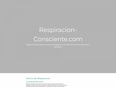 respiracion-consciente.com snapshot