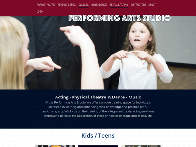 performingartsstudio.com snapshot