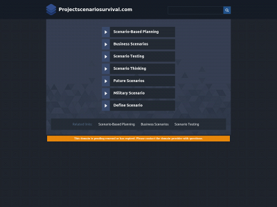 projectscenariosurvival.com snapshot