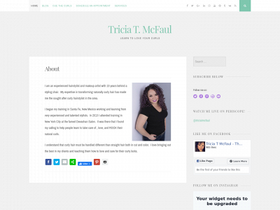 triciatmcfaul.com snapshot
